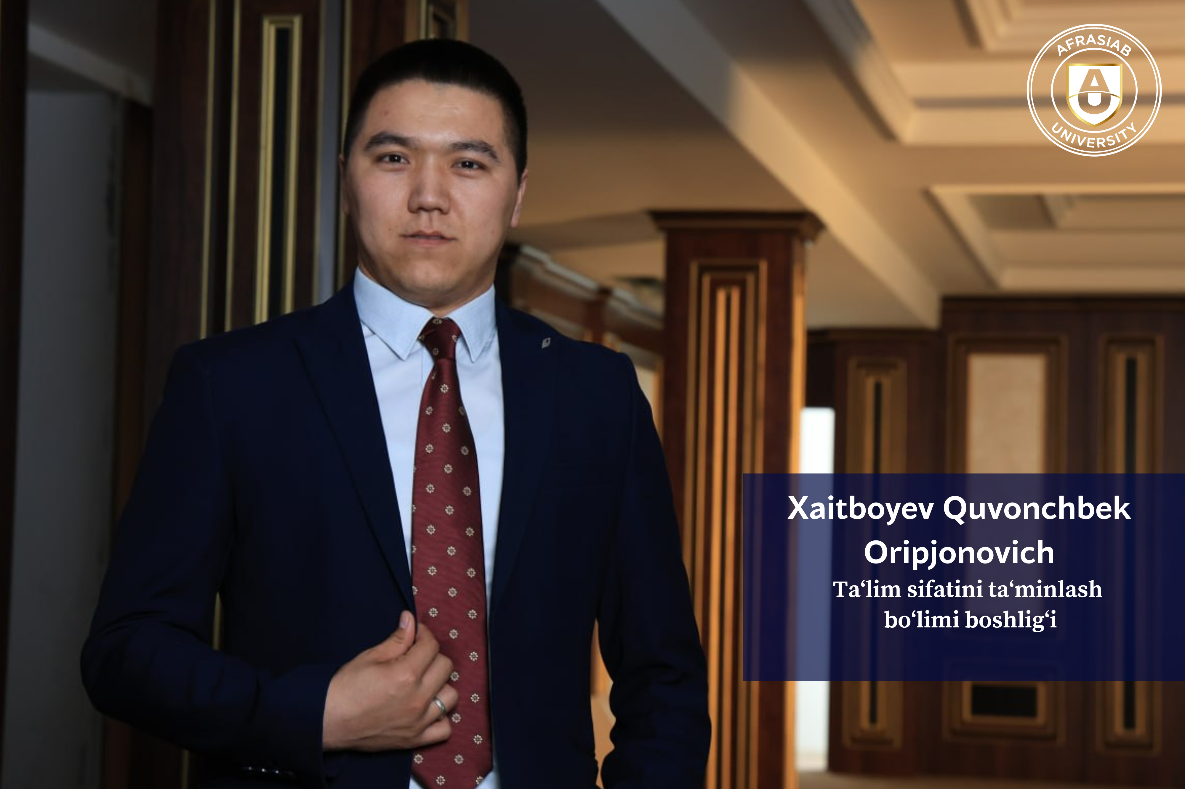 Ta‘lim sifatini ta‘minlash bo‘limi boshlig'i